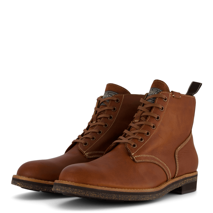 Tumbled Leather Boot Peanut