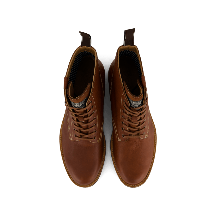 Tumbled Leather Boot Peanut