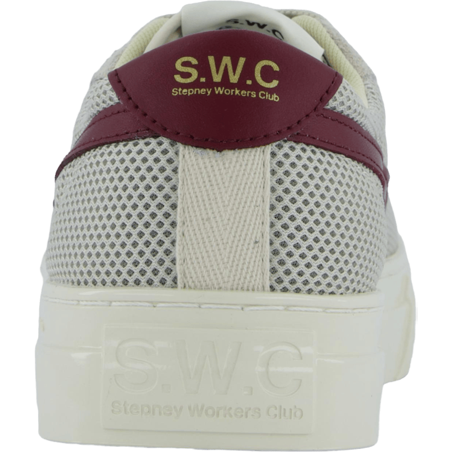 Dellow S-strike Cup Tennis Mes Ecru & Red