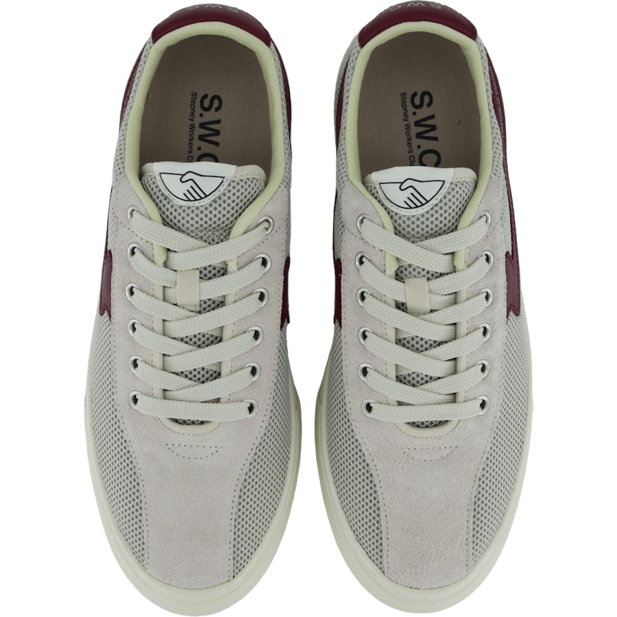 Dellow S-strike Cup Tennis Mes Ecru & Red