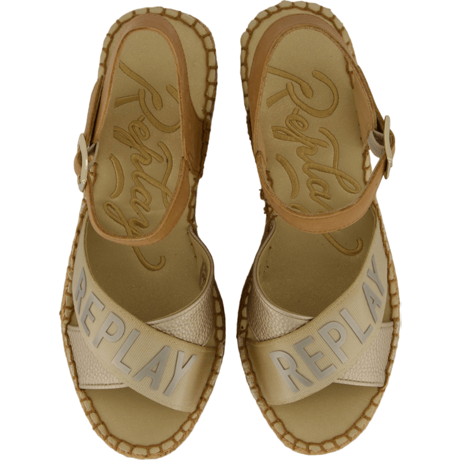Susan Cross Espadrille Platin
