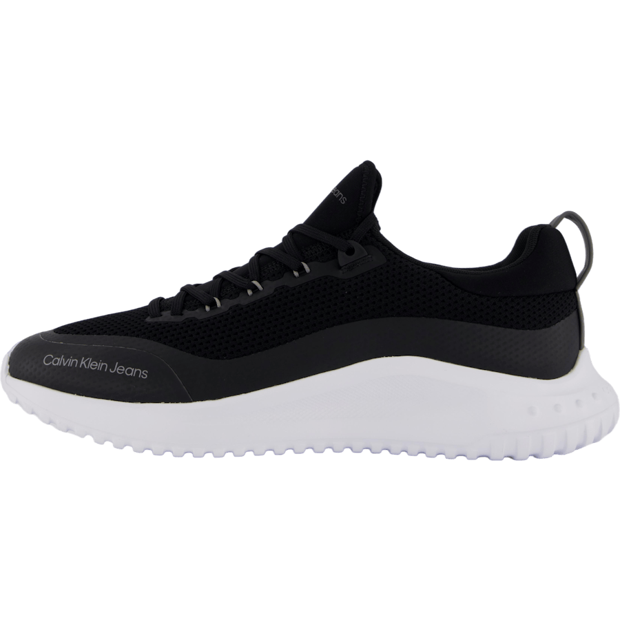Eva Runner Sock Low Knit Mtr Black/white/ Charcoal Grey