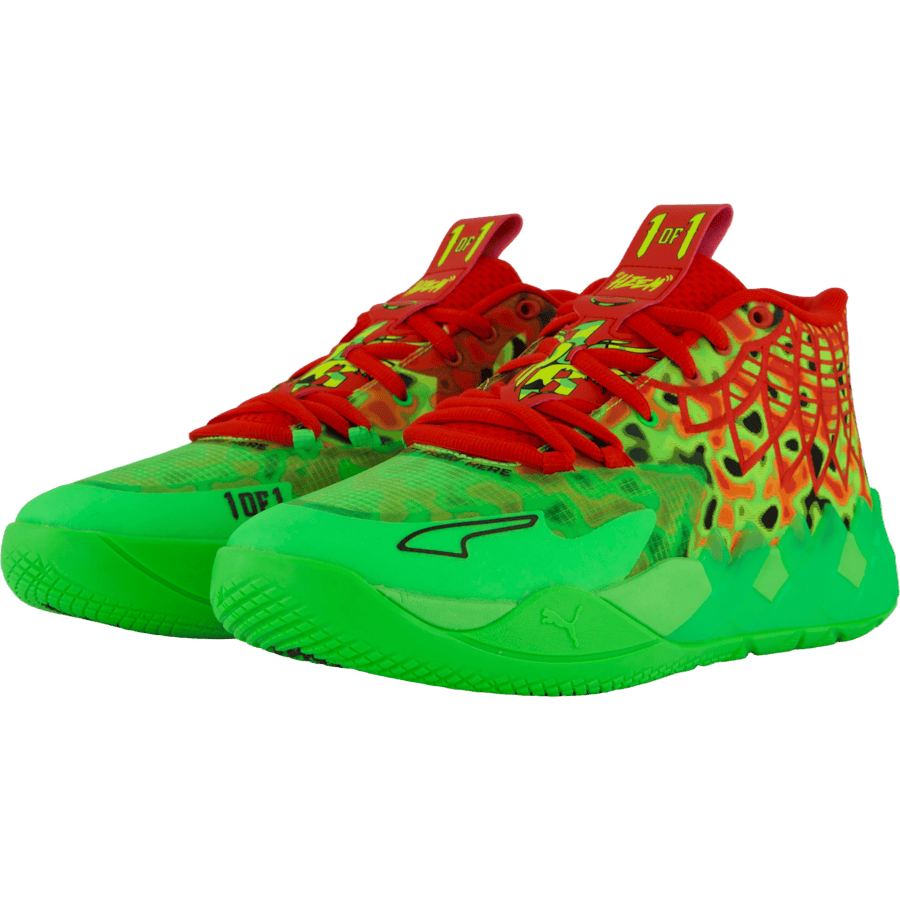 Mb.01 Thermal Fluro Green Pes-puma Red
