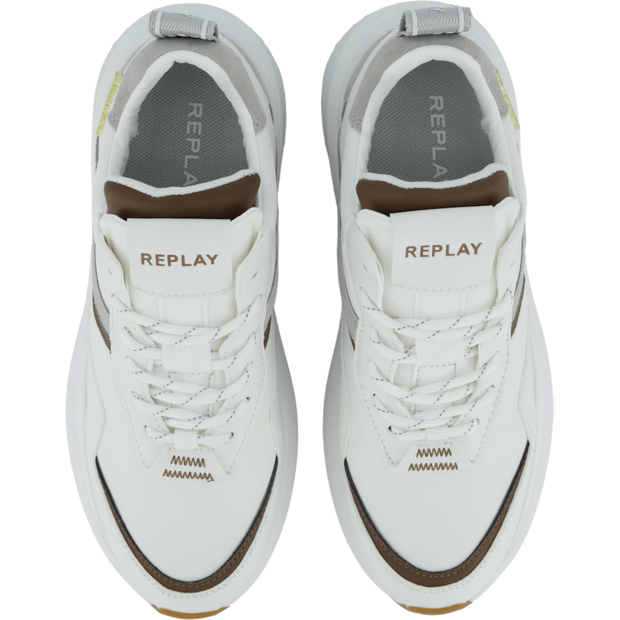Athena Run White Brown