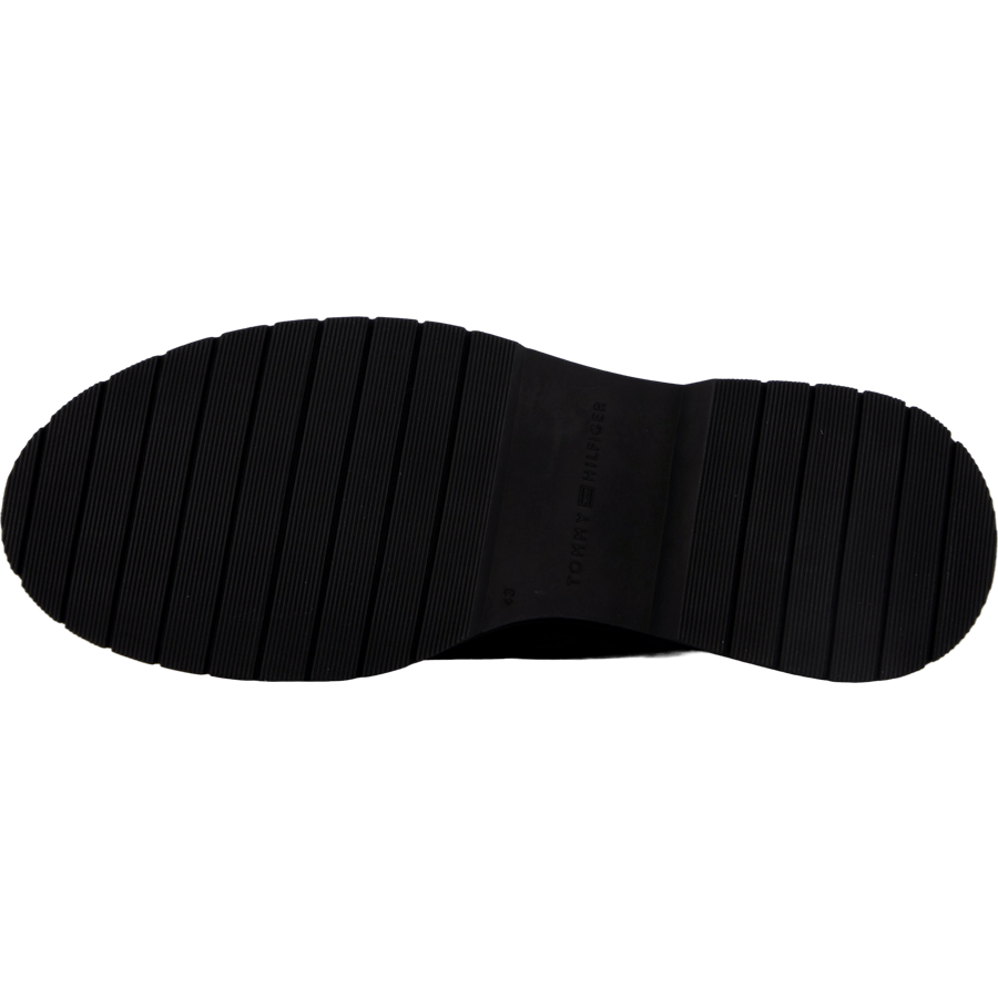 Hilfiger Suede Zip Chelsea Black