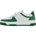 The Ella White Leather/green