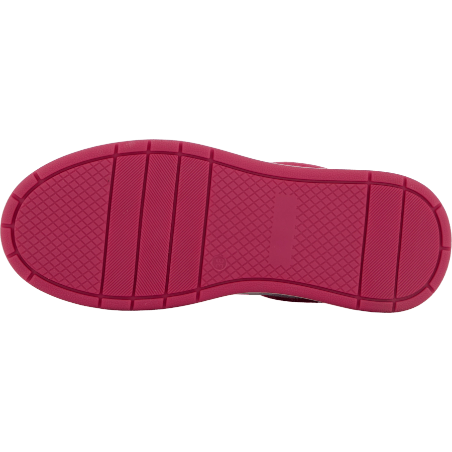 The Ella 2.0 White/fuxia Tumbled Leather