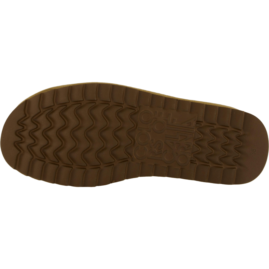 Lowboot Plateau Metallic Tan