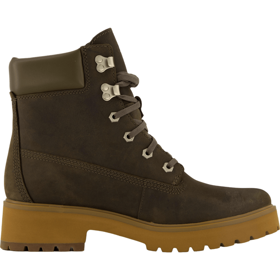 Mid Lace Up Boot Olv Full Grain