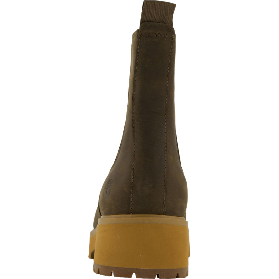 Mid Chelsea Boot Olv Full Grain