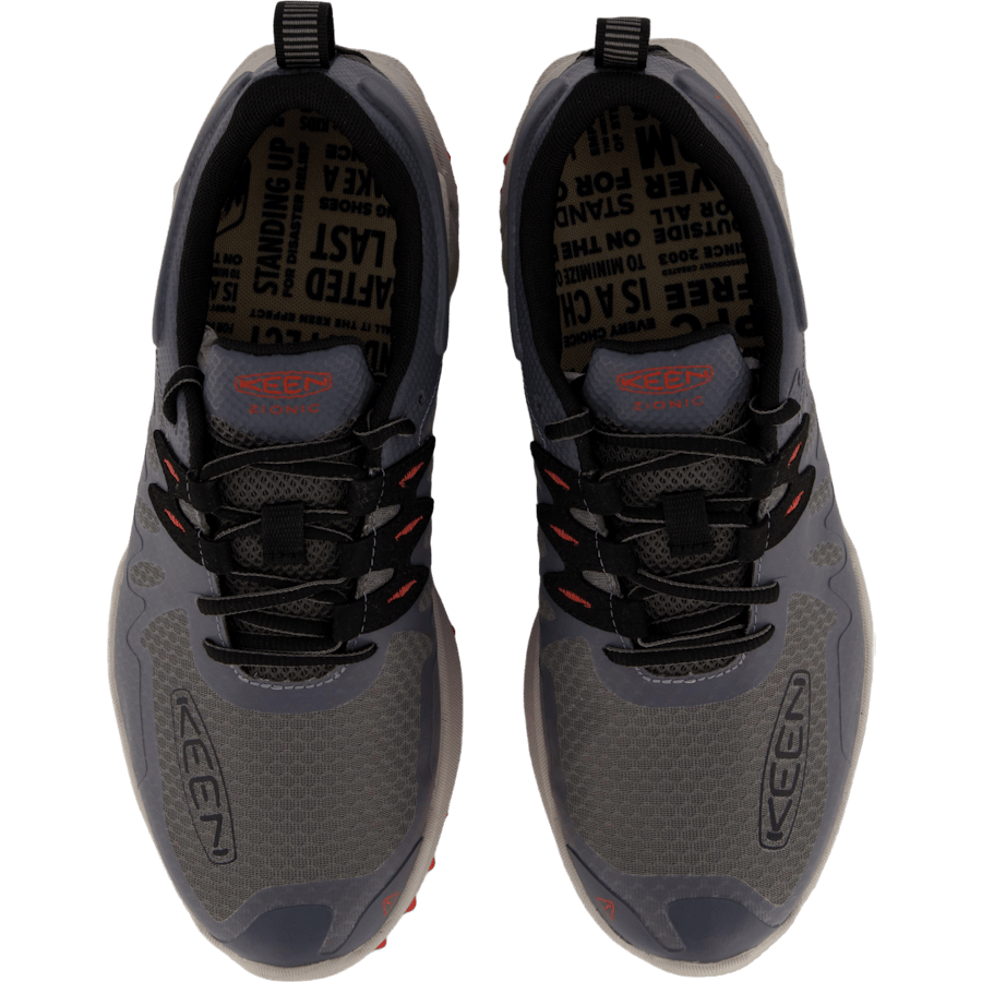 Ke Zionic Wp M-steel Grey-popp Steel Grey-poppy Red