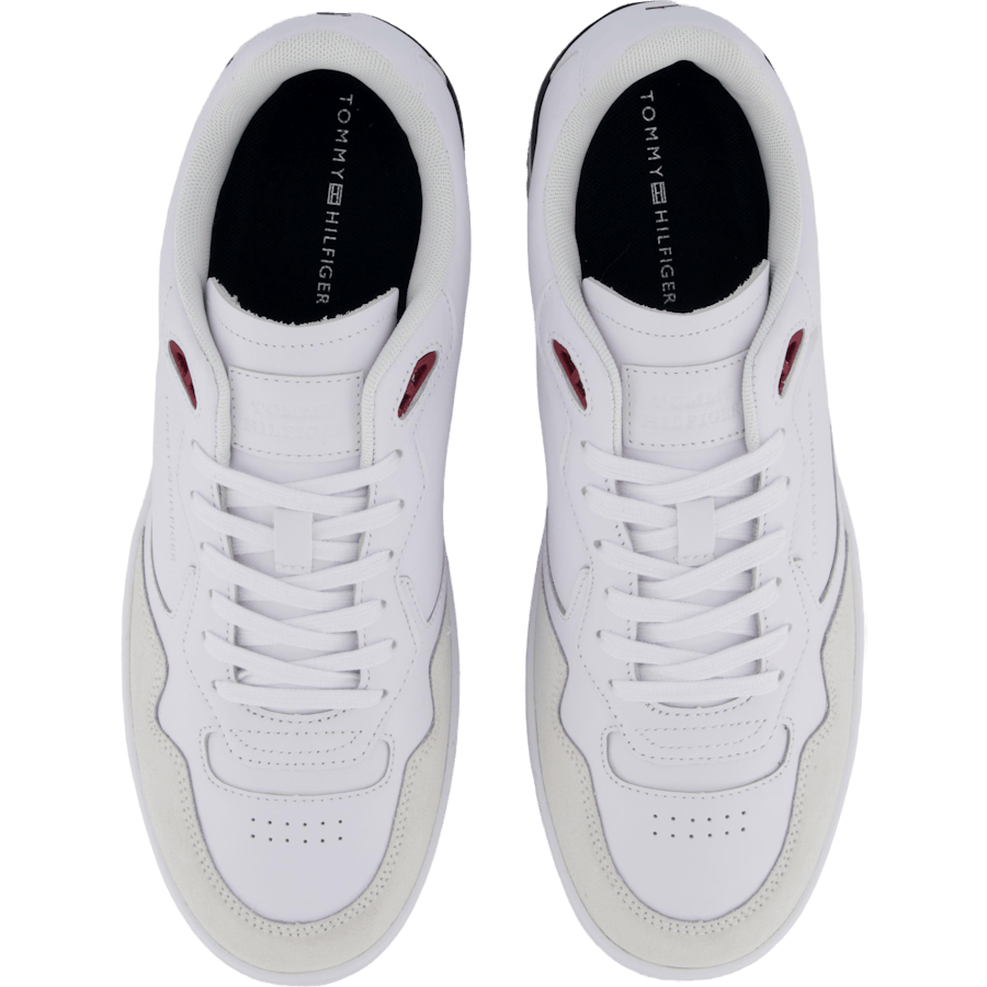 Th Basket Street Leather White