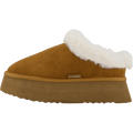Chaplin Slide Chestnut Suede