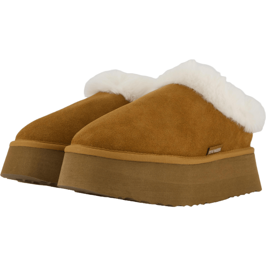 Chaplin Slide Chestnut Suede