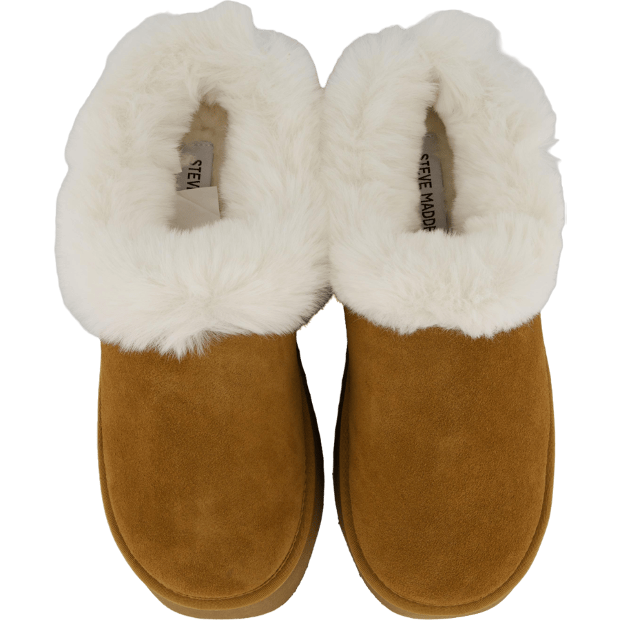 Chaplin Slide Chestnut Suede