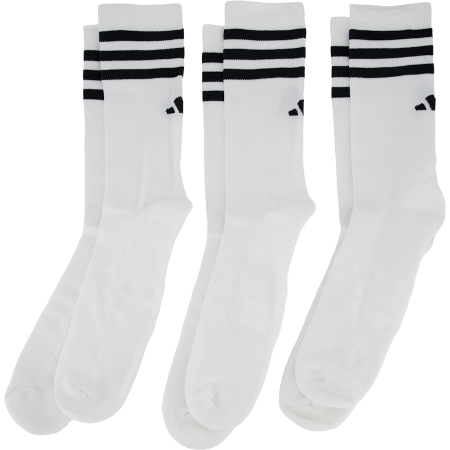 3 Pk Crew White