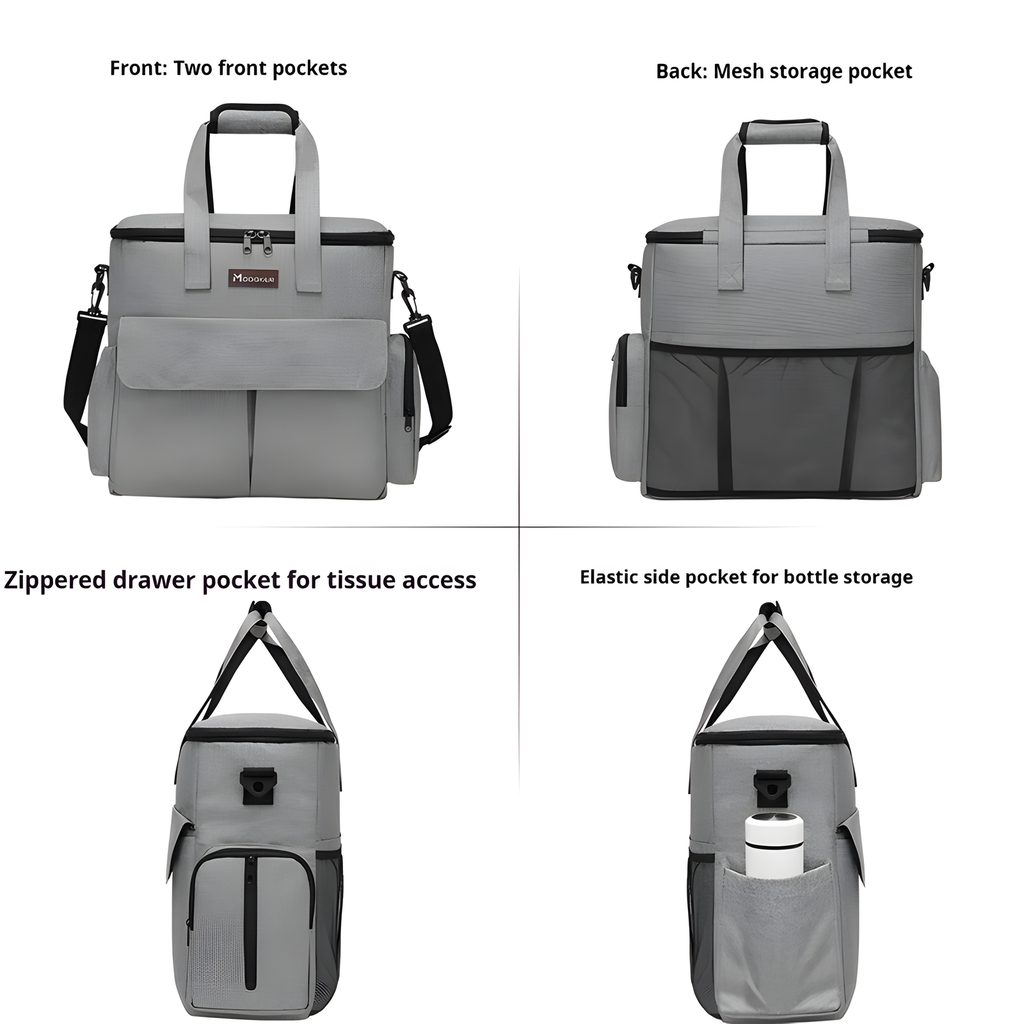 Pet Travel Bag with Bowls