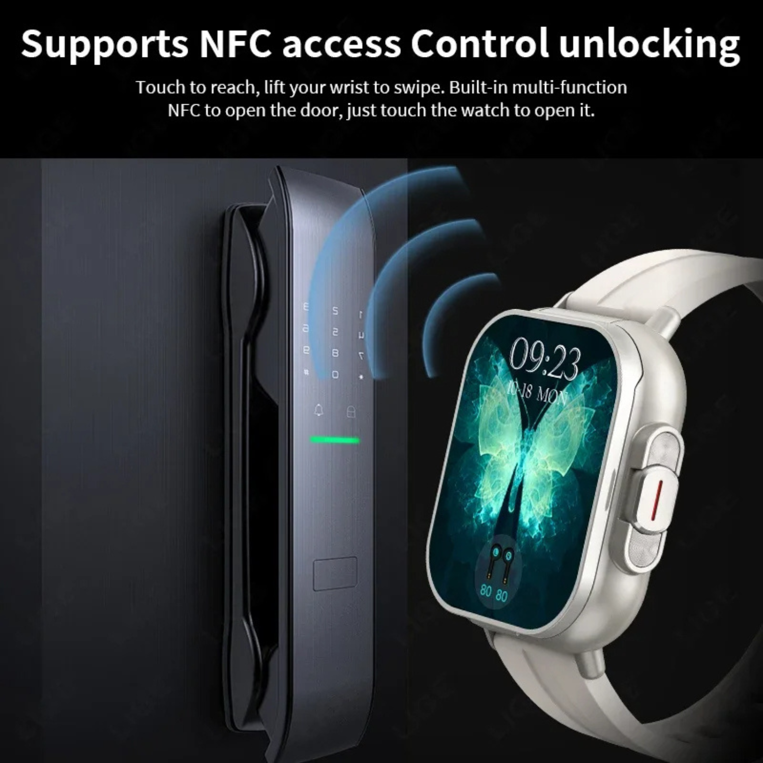 Smartwatch mit Ohrhörern