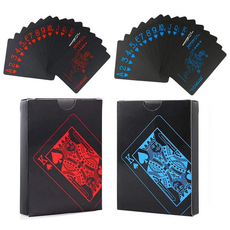 Schwarze Spielkarten