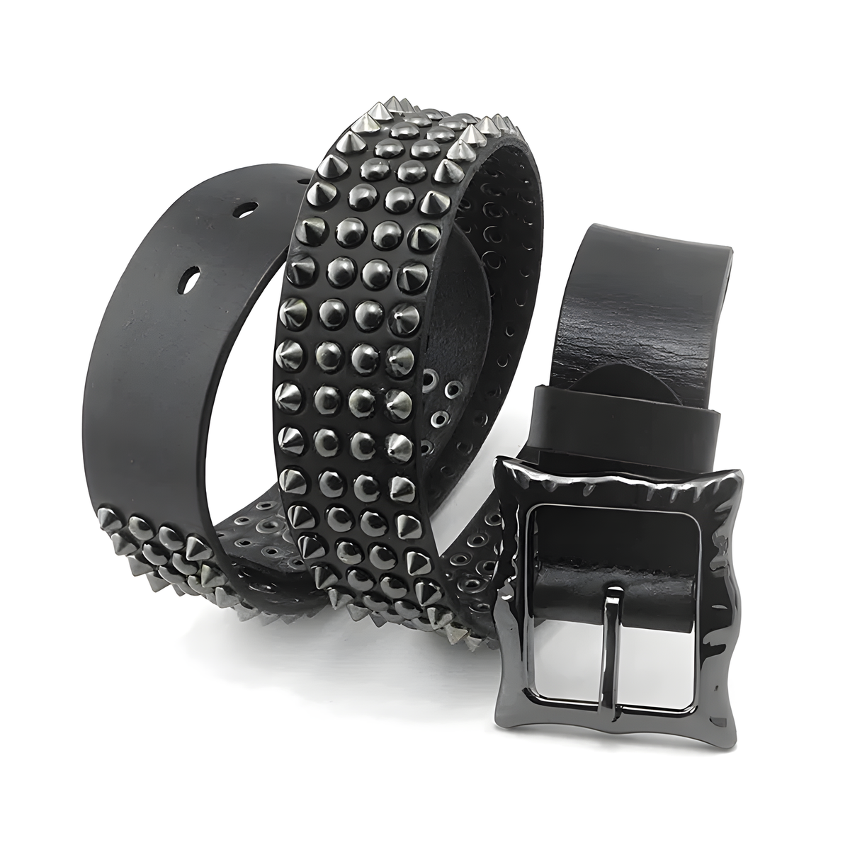Studded Leather Belt
