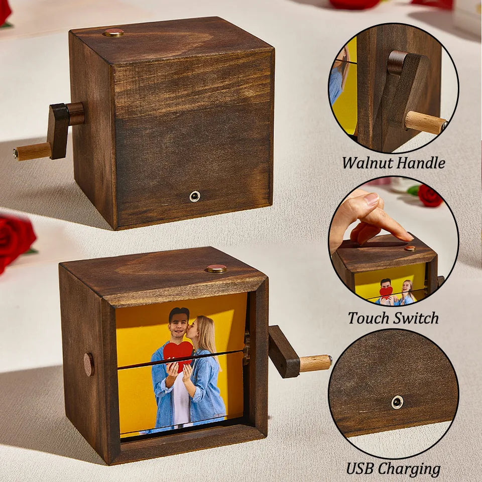 Kurbel-Fotobox