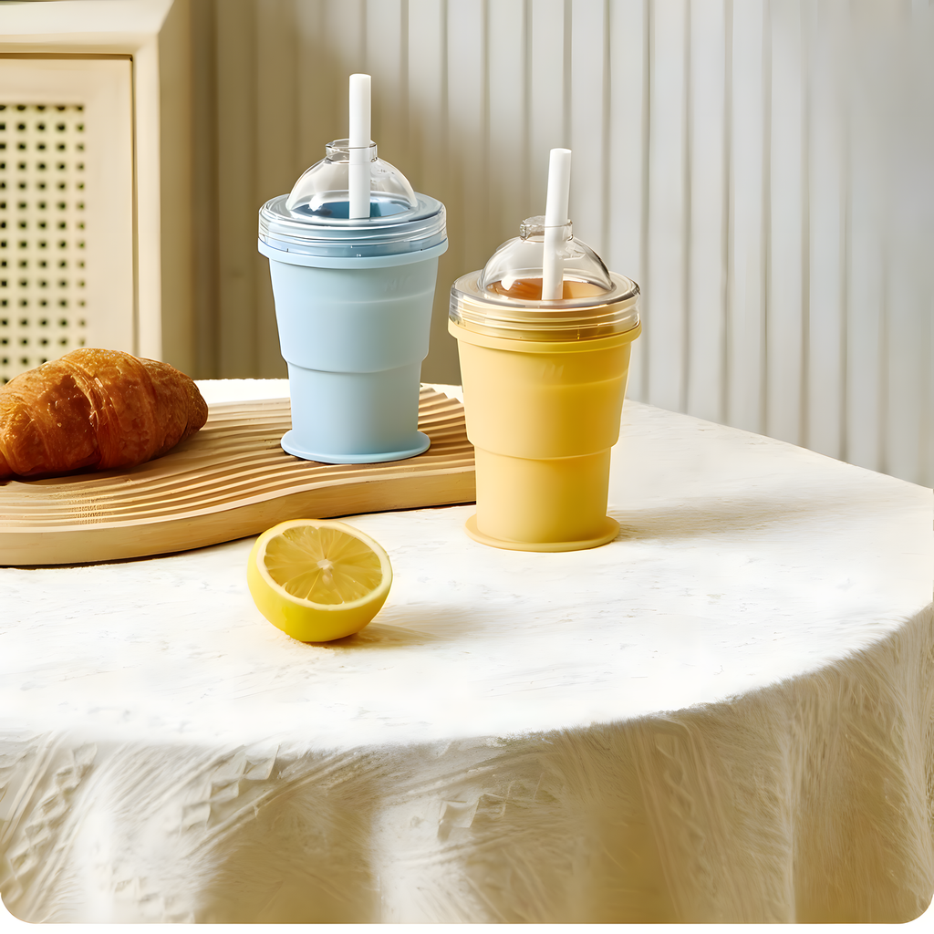 Foldable Silicone Ice Maker Cup
