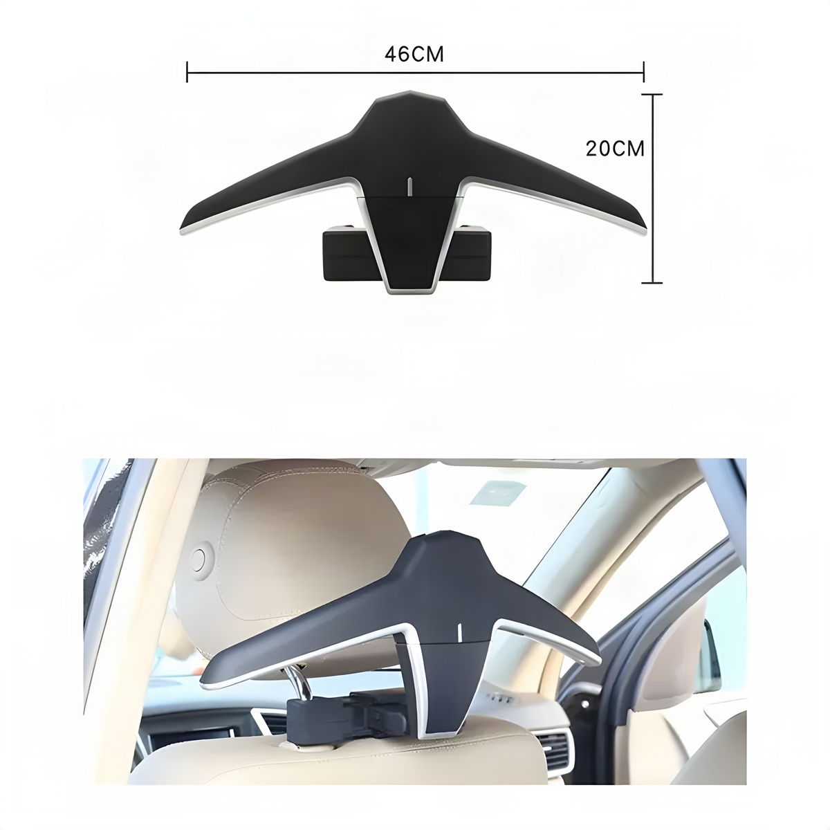 Folding Car Seat Clothes Hanger
