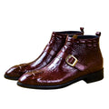 Men's High Top British Style Boots Formal Leather Shoes