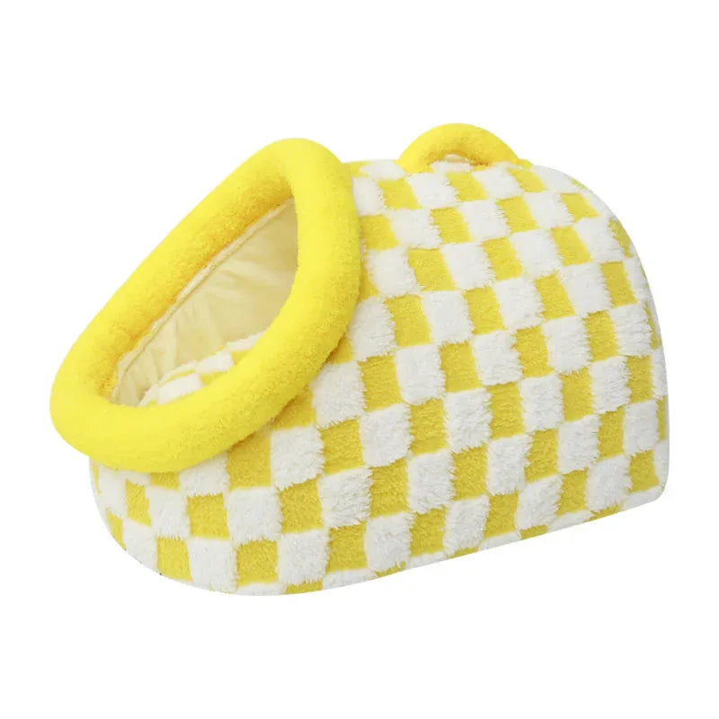 Pet Cat Four Seasons Universal Semi-Enclosed Dog House Thick Warm Pet Bed