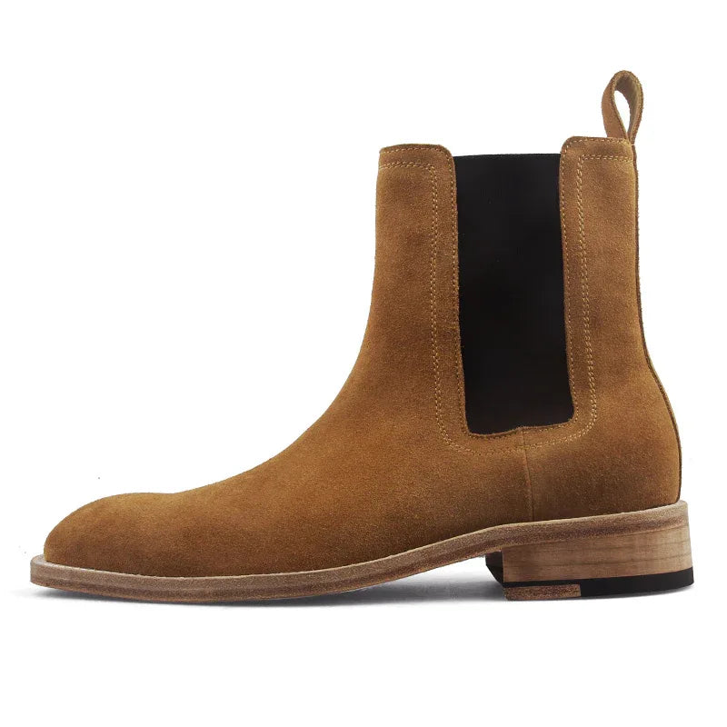 Handmade Boots Men's Genuine Leather Retro Shoes