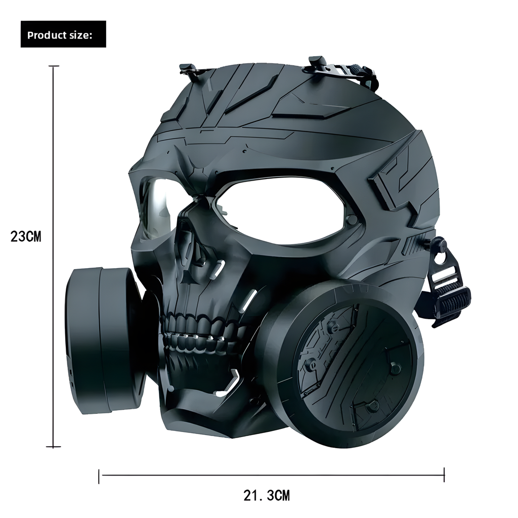 Tactical Skull Mask With Dual Fans