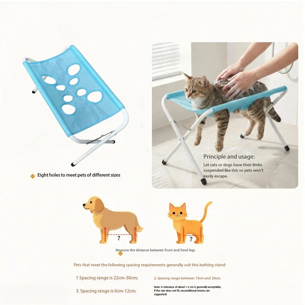 Foldable Pet Grooming Hammock Stand