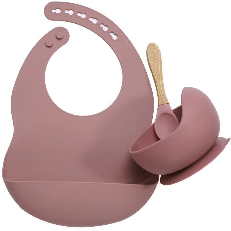 Silikon-Babygeschirr-Set