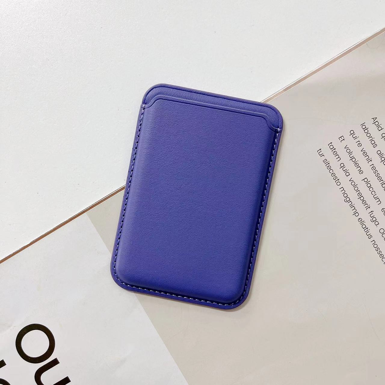 Magnetischer iPhone-Kartenhalter aus Leder für MagSafe