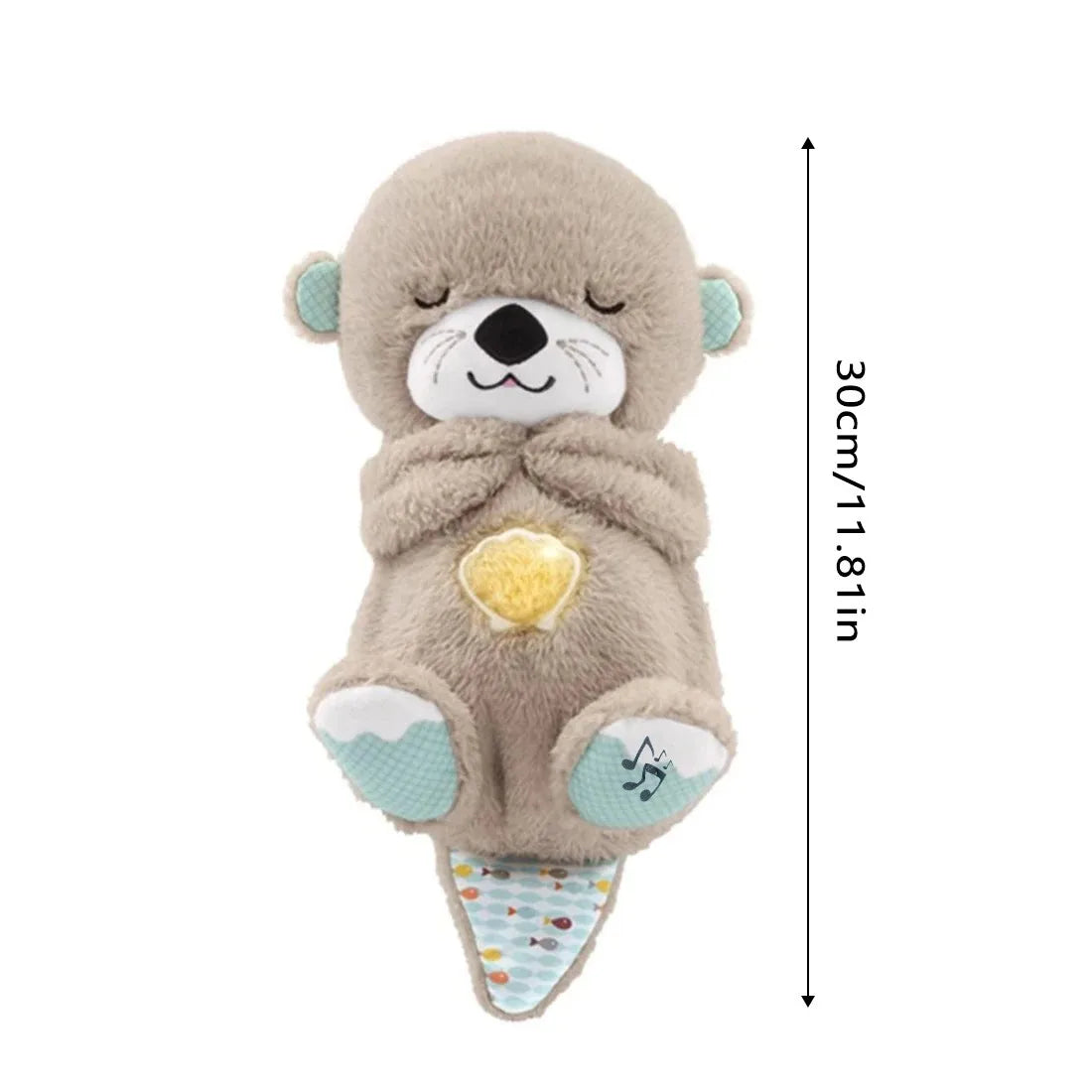 Atmendes Otterbaby-Plüschtier