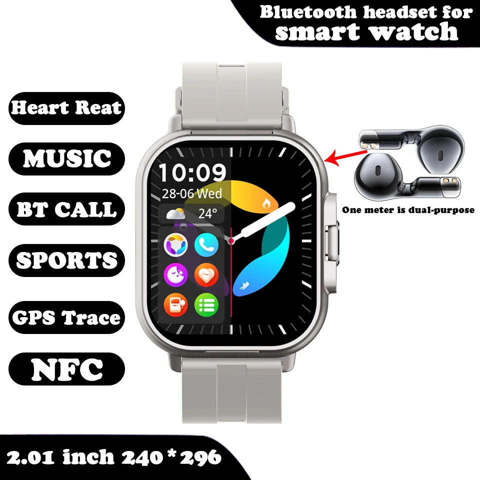 Smartwatch mit Ohrhörern