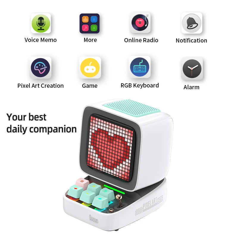 Retro Pixel Art Speaker