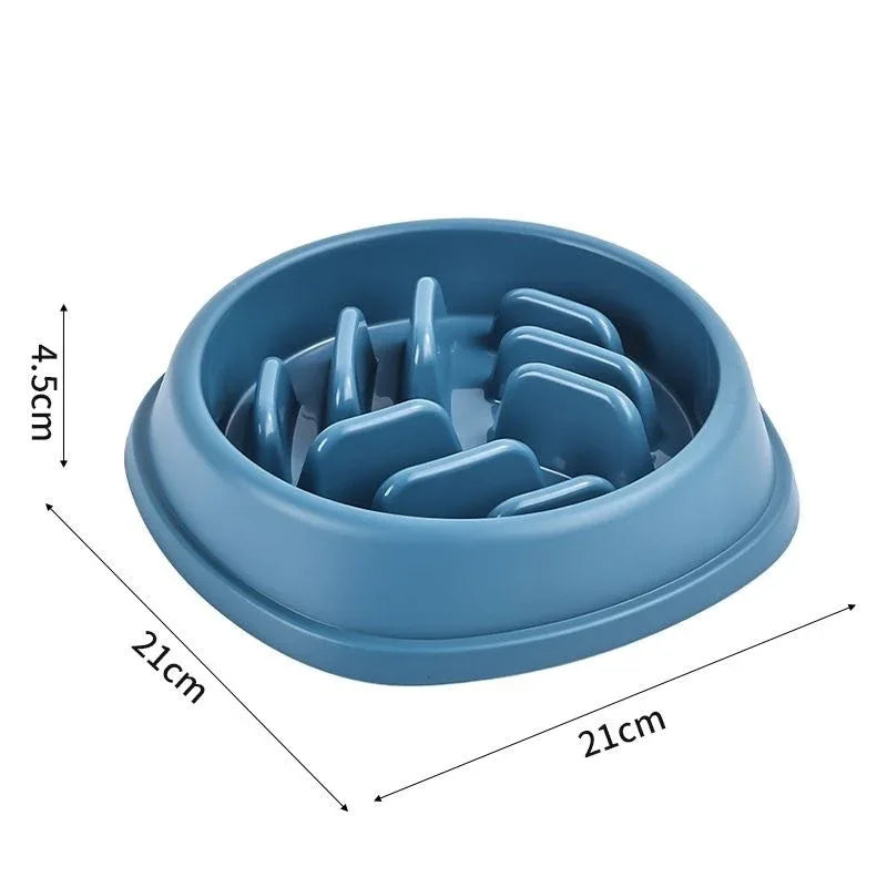 Slow Feeding Anti-Choking Pet Bowl For Cats & Dogs