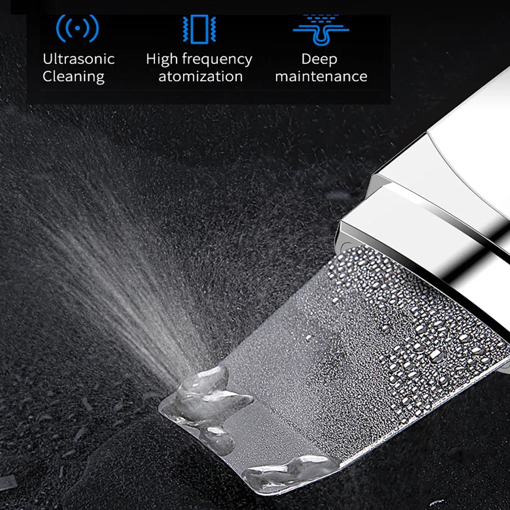 Ultrasonic Peeling Beauty Instrument Facial Scrubber Cleaner