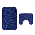 Anti-Slip Bathroom Carpet Floor Rug Mat Set