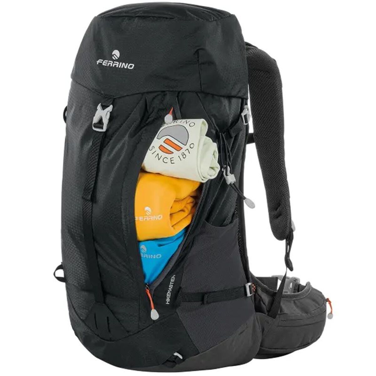 Ryggsäck Ferrino Hikemaster 36L, unisex, svart