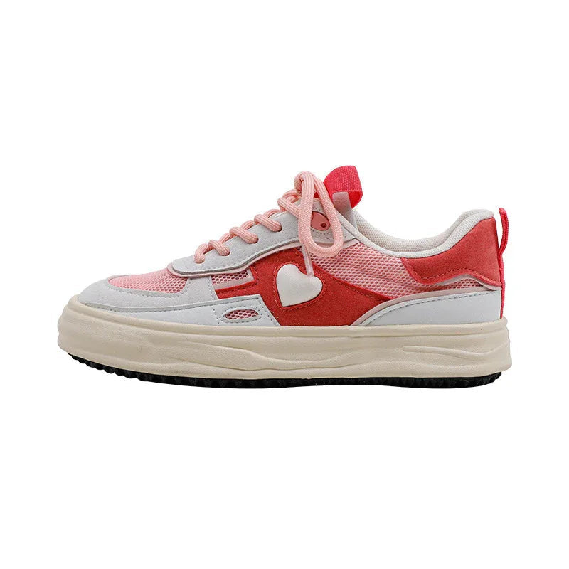 Super Sweet Full Of Love Sneakers Women's Student Skate Shoes