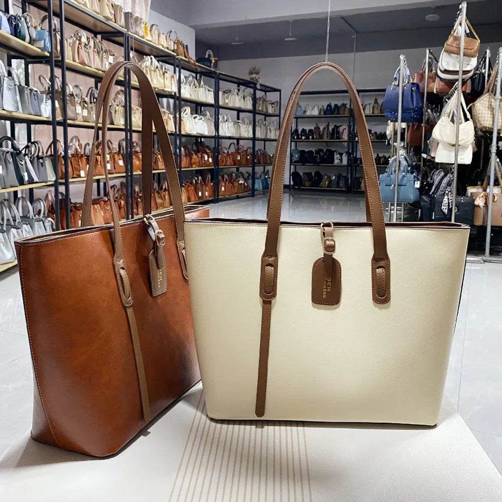 Leather Shoulder Messenger Bag Versatile High Quality Handbag For Women