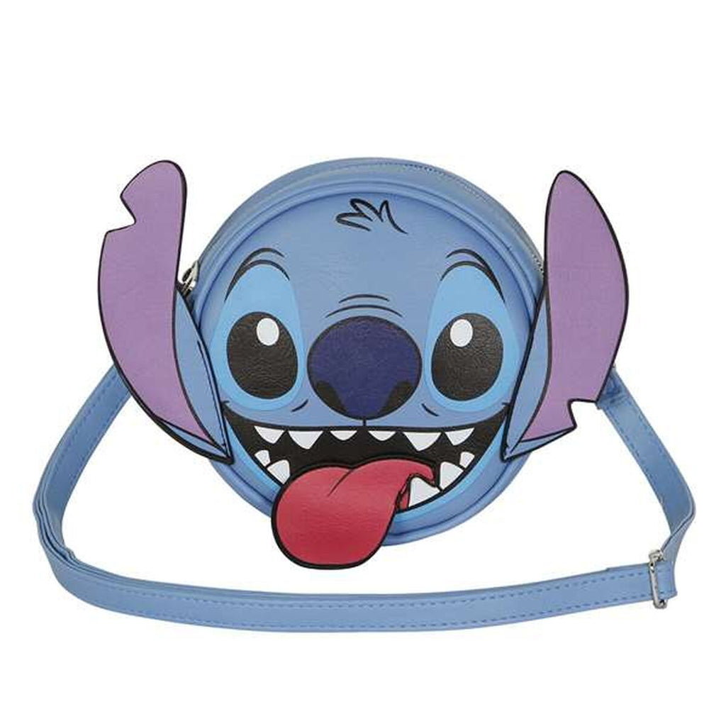 Axelväska Lilo & Stitch för barn, blå, justerbar rem