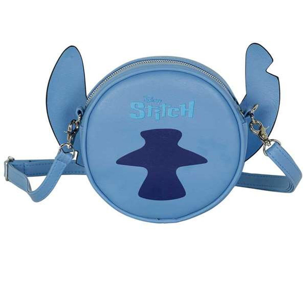 Axelväska Lilo & Stitch för barn, blå, justerbar rem
