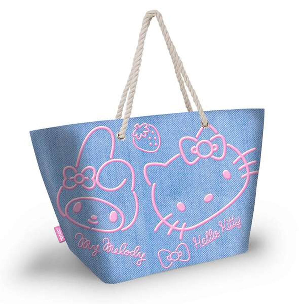Strandväska Hello Kitty, blå, 260g