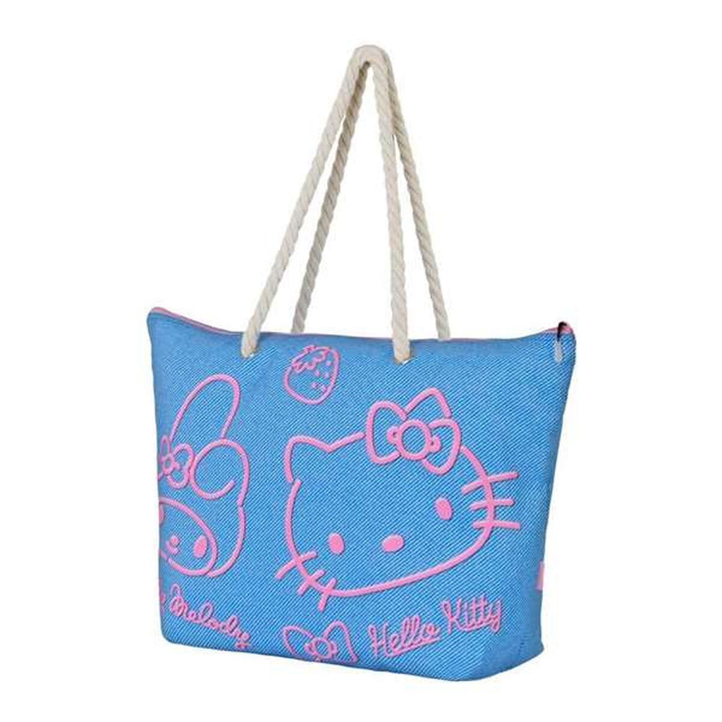 Strandväska Hello Kitty, blå, 260g
