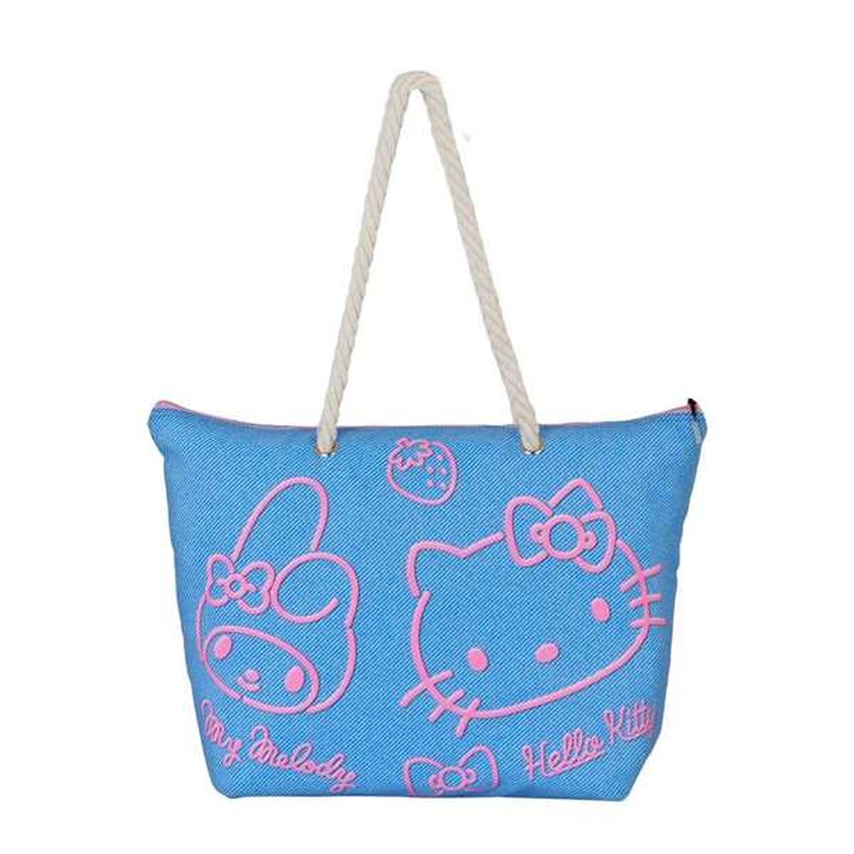 Strandväska Hello Kitty, blå, 260g