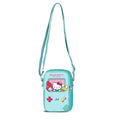 Axelväska Hello Kitty, turkos, kompakt design