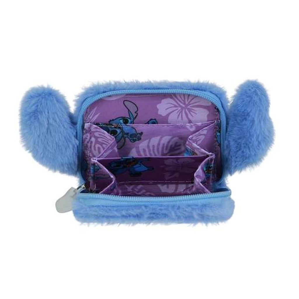 Plånbok Stitch i blå, smart förvaring för kort och sedlar